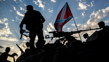 Бойцы ополчения Донбасса в городе Снежное Кто победил в российско-украинской войне? ("EUobserver.com", Бельгия)