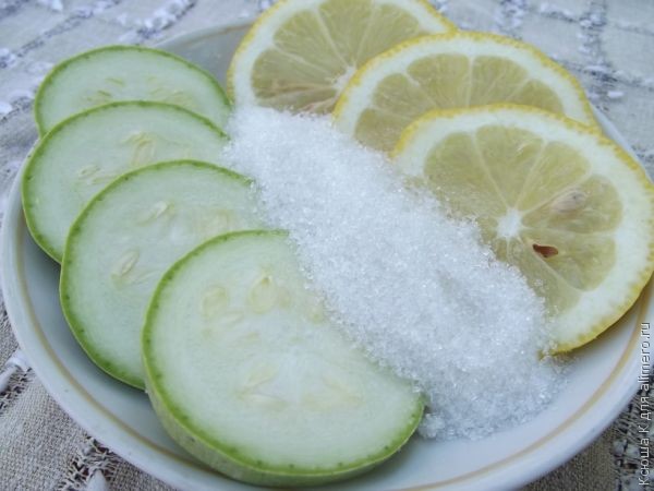 варенье из кабачков с лимоном Варенье из кабачков с лимоном