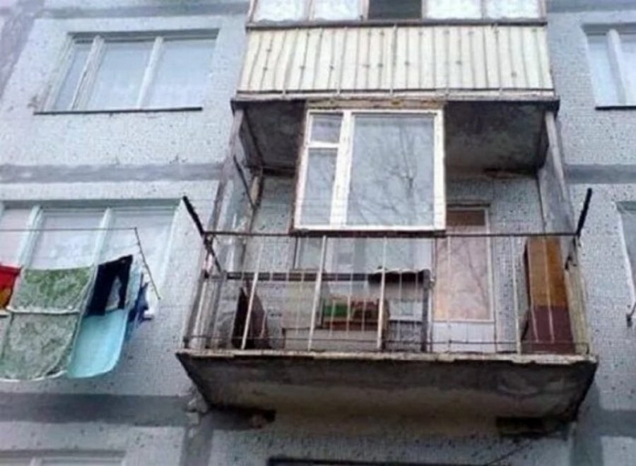 17 забавных снимков об удивительных и неповторимых балконах .