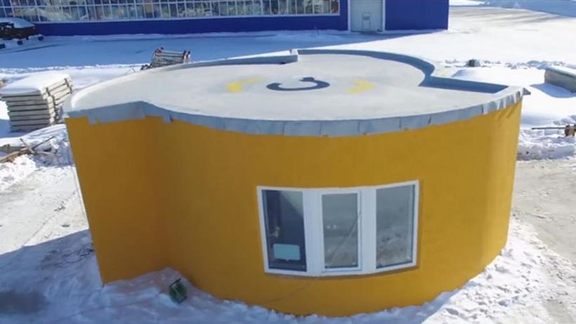 Американская компания распечатала на 3D-принтере дом в России всего за 24 часа! 