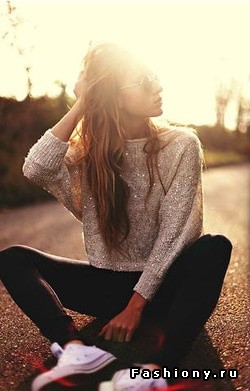Свежие образы со свитерами oversize Свежие образы со свитерами oversize