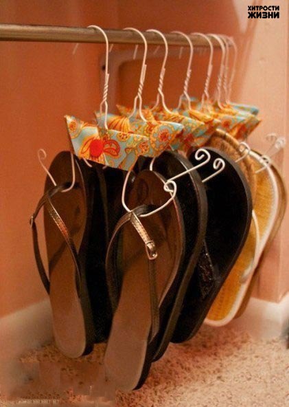 Оригинальные вешалки для обуви - значительно упростят хранение обуви в вашем шкафу.