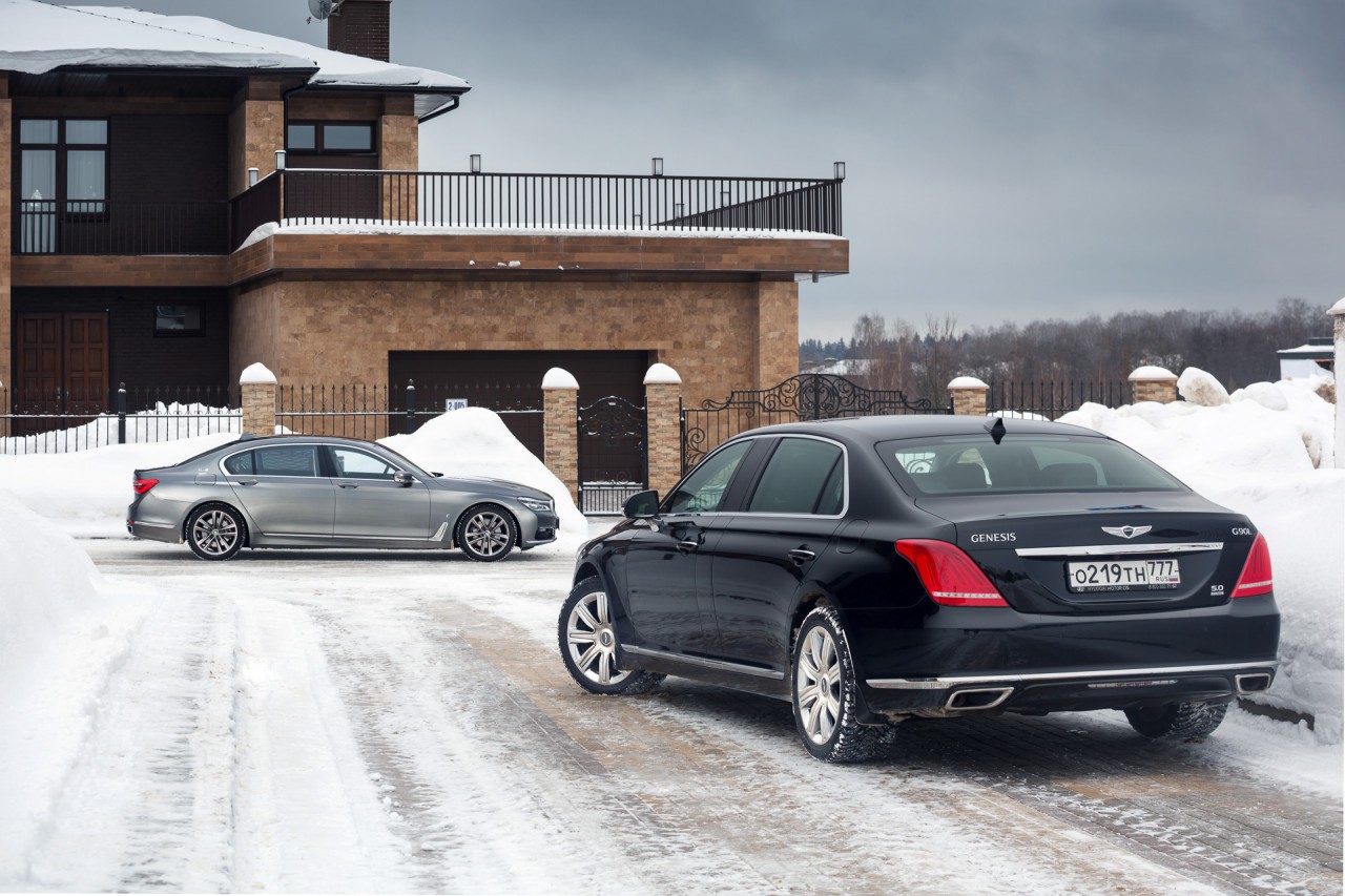 Genesis G90 L, BMW 740Le и спор двух Михаилов. Фото 9