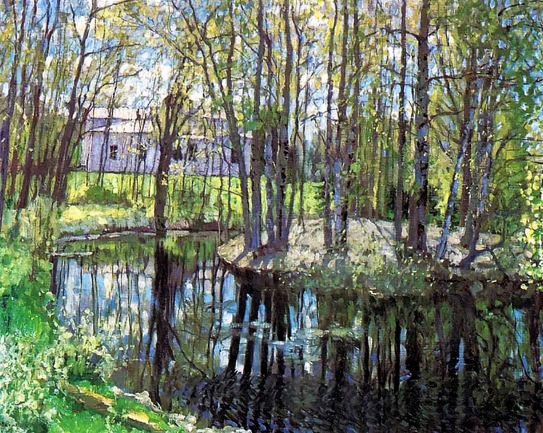 "Старая усадьба", 1910, холст, масло