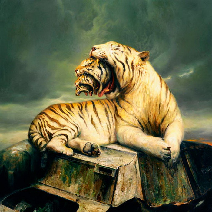 Экосистема планеты, сюрреализм Martin Wittfooth