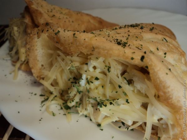 Омлет с грибами и сыром