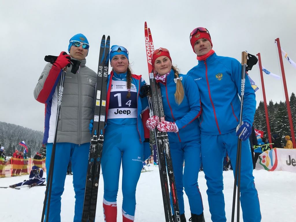 Олимпийский фестиваль: лыжница Екатерина Мегедь завоевала серебро в эстафете