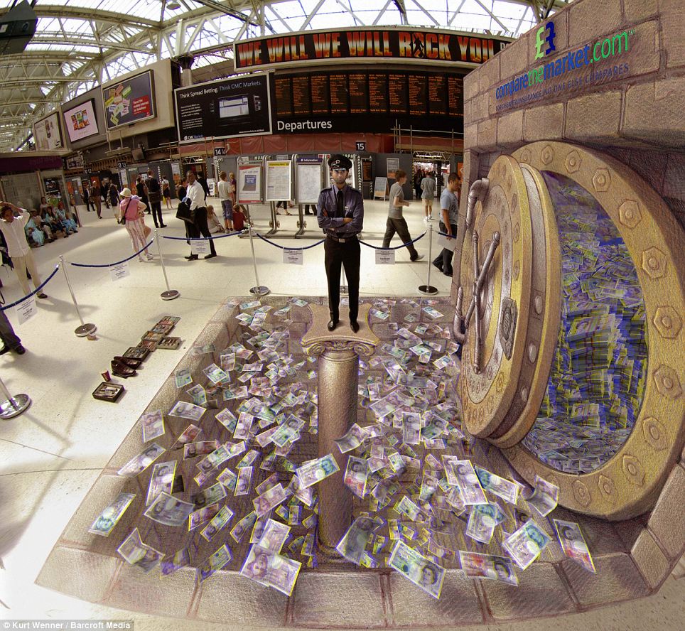 Трехмерное уличное искусство Курта Веннера kurt wenner 14 Трехмерное уличное искусство Курта Веннера