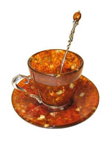 Чашки из янтаря