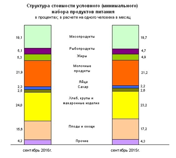 Потребительская корзина россиянина: как государство представляет нашу жизнь