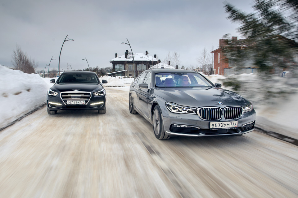 Genesis G90 L, BMW 740Le и спор двух Михаилов. Фото 10