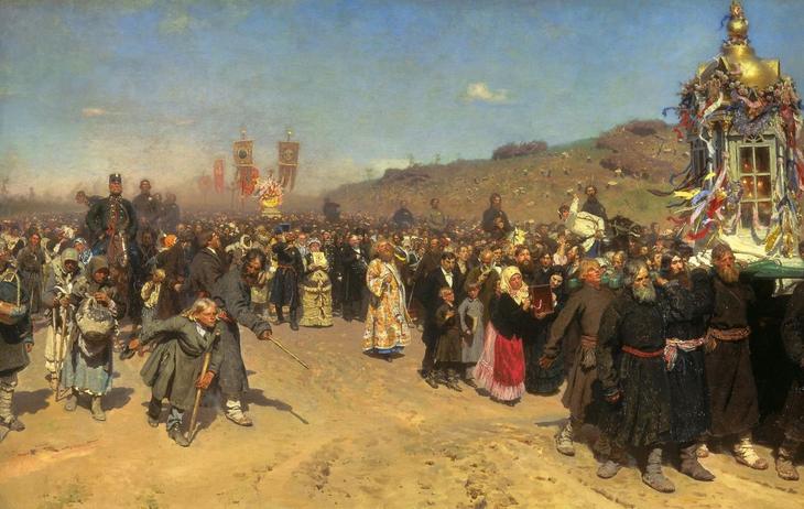 Илья Ефимович Репин. Крестный ход в Курской губернии Илья Ефимович Репин. Крестный ход в Курской губернии