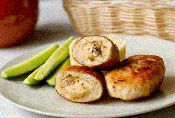 Куриные-котлеты-с-грибами-и-сыром Куриные котлеты с грибами и сыром перед которыми невозможно устоять