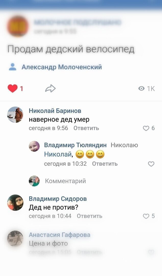 Дедский велосипед Когда ни разу не слышал о правилах правописания
(15 фото)