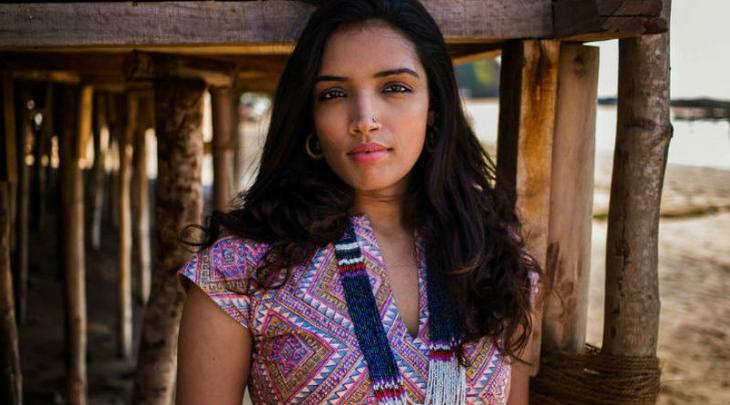 “A-fashion-designer-from-Chennai-visiting-the-beaches-of-Goa-for-vacation1