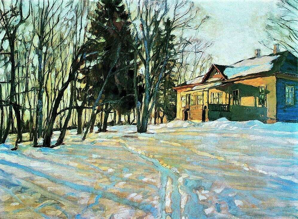 "Мартовский вечер", 1904, холст, масло