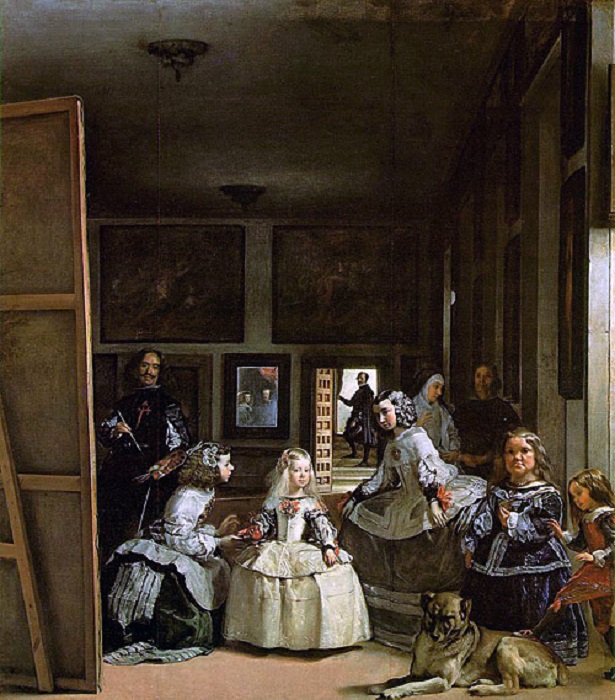 Менины. Диего Веласкес, 1657 год. | Фото: kultpro.ru. Секреты из зазеркалья: Какие тайны зашифровывали художники с помощью зеркал, изображенных на известных картинах