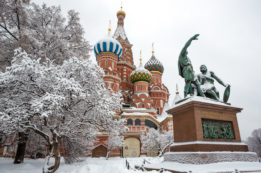 Москва после снегопада