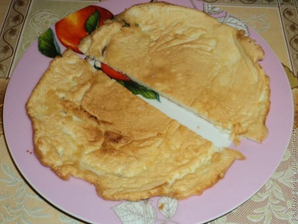 Омлет с грибами и сыром