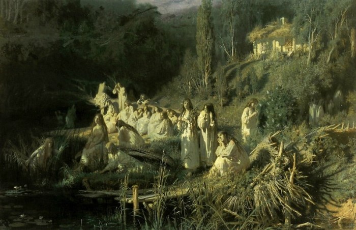 И. Крамской. Русалки, 1871 Мистическая история картины Ивана Крамского «Русалки»