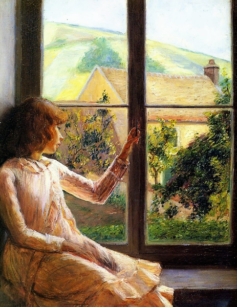 "Девочка в окне", 1891, 96.5×60.9 см