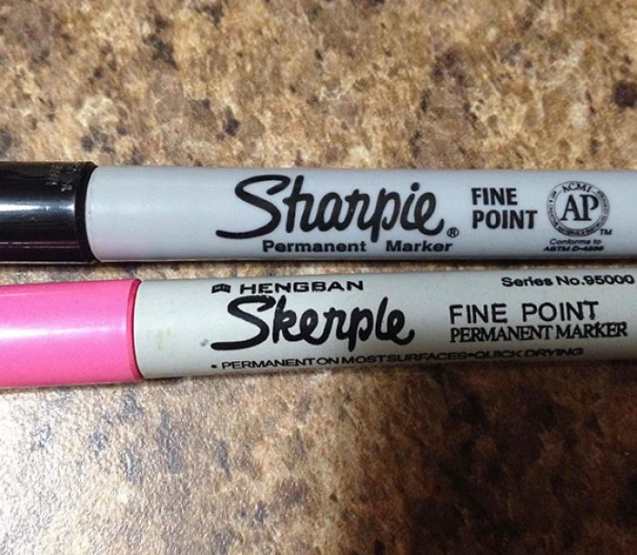 I Got A Fake Sharpie. It's A Skerple