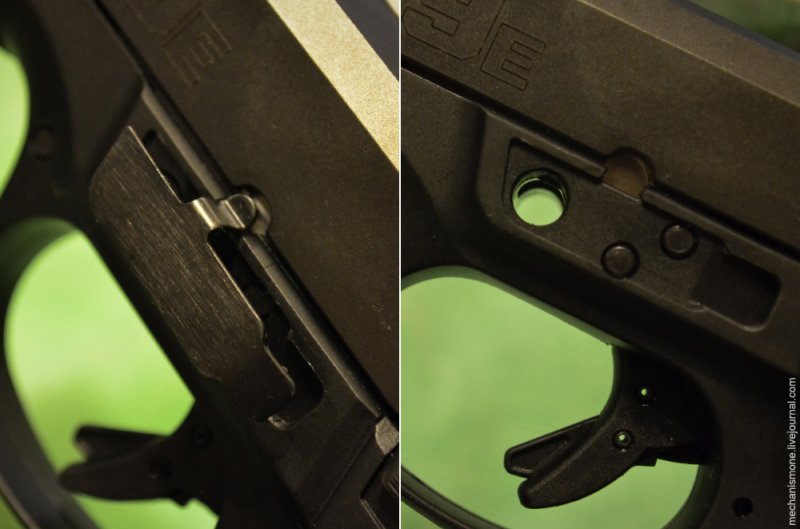 Partial disassembly and cleaning of the gun Ruger CP9