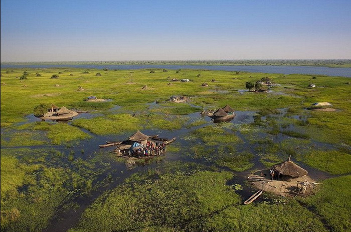 Экологическая проблема: пересыхание болот в области садд (Южный Судан) из-за строительства речного канала
