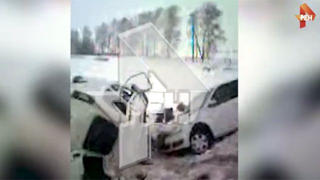 Видео с места гибели полицейских в страшном ДТП под Орлом