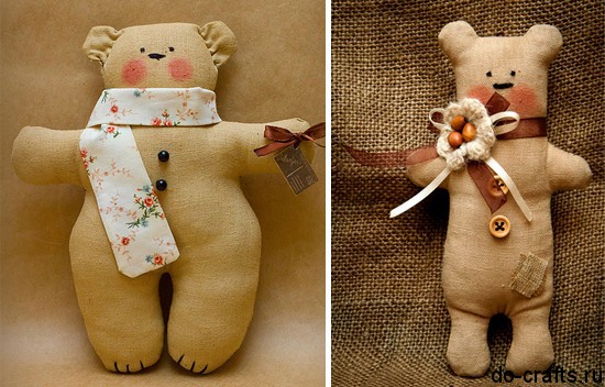 Креативные игрушки из ткани