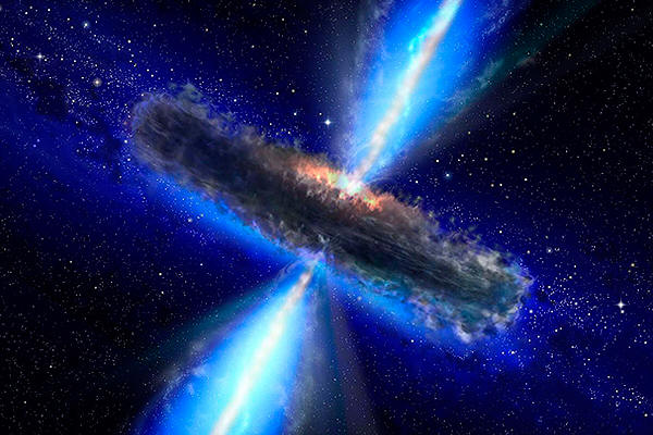 Обнаружен мощнейший выброс из черной дыры