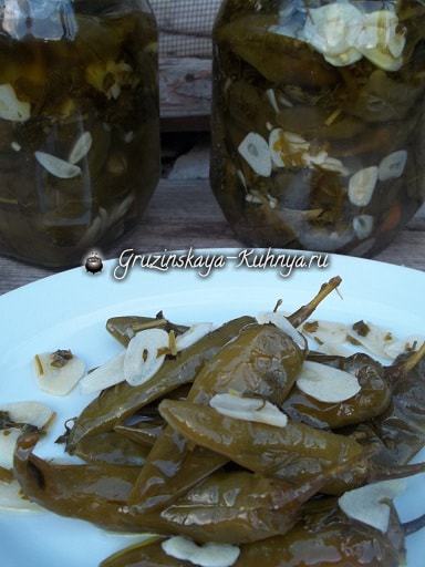 Маринованный горький перец по-грузински (9)