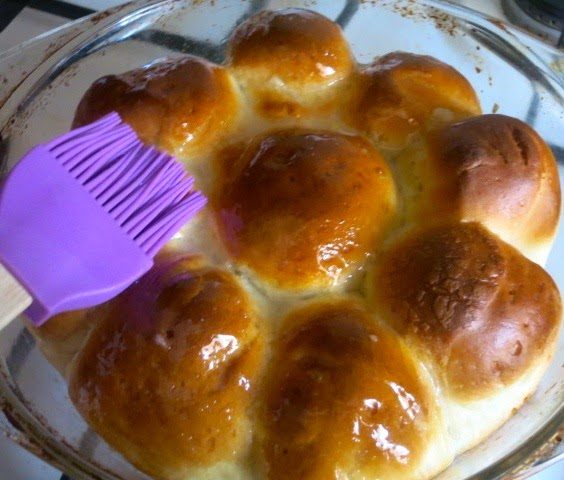 Пампушки с чесноком