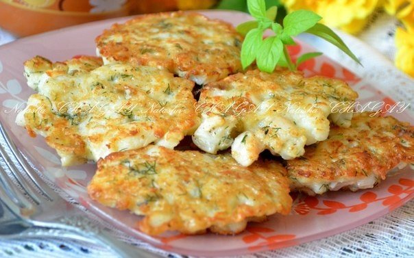 Рубленные рыбные котлеты с цветной капустой Рубленные рыбные котлеты с цветной капустой