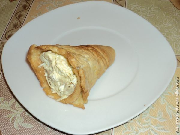 Омлет с грибами и сыром