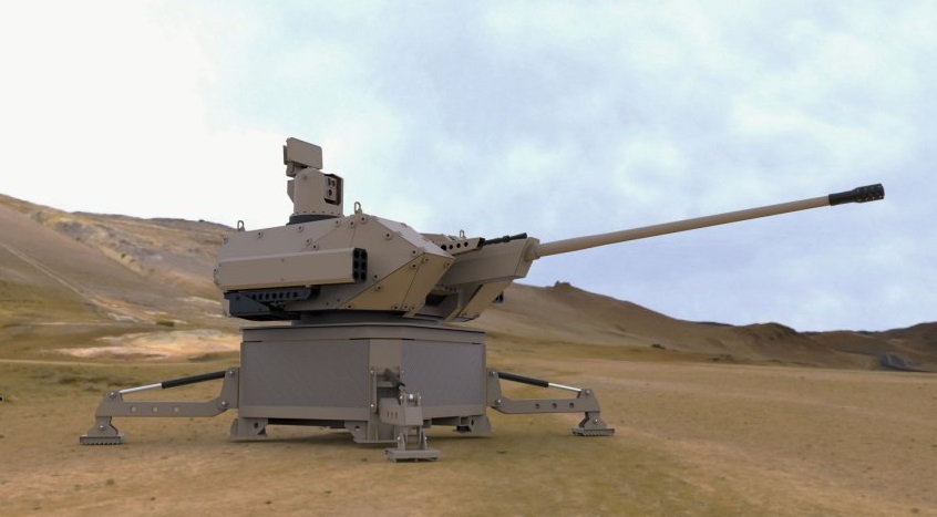Боевой модуль Desert Spider с 57-мм пушкой С-60