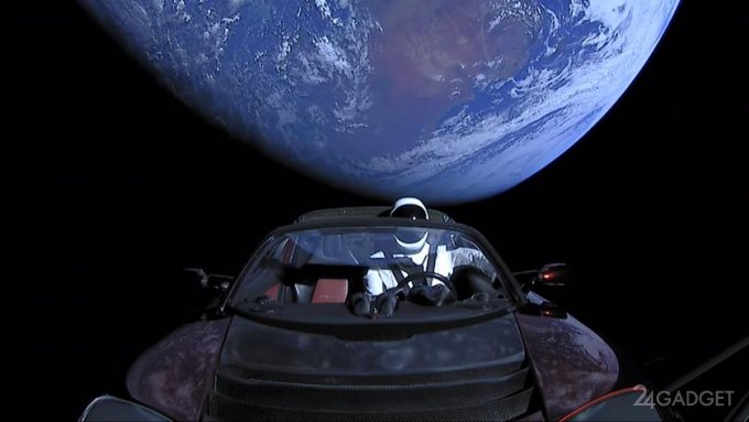 Куда летим: пятый год космического путешествия Tesla Roadster Илона Маска будущее,Интернет,наука,техника,технологии,электроника