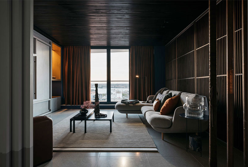 Черный цвет и бетон: стильная квартира холостяка в Сиднее Черный цвет и бетон: стильная квартира холостяка в Сиднее Австралия