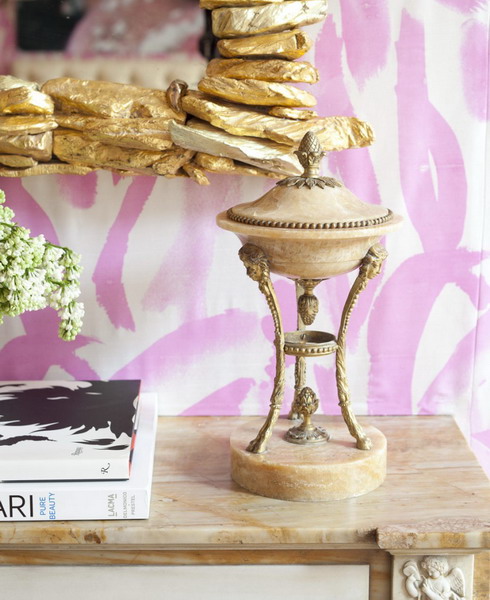 Союз гламура и классики: романтическая розовая спальня от Amanda Nisbet Союз гламура и классики: романтическая розовая спальня от Amanda Nisbet интерьер и дизайн,мебель,спальня