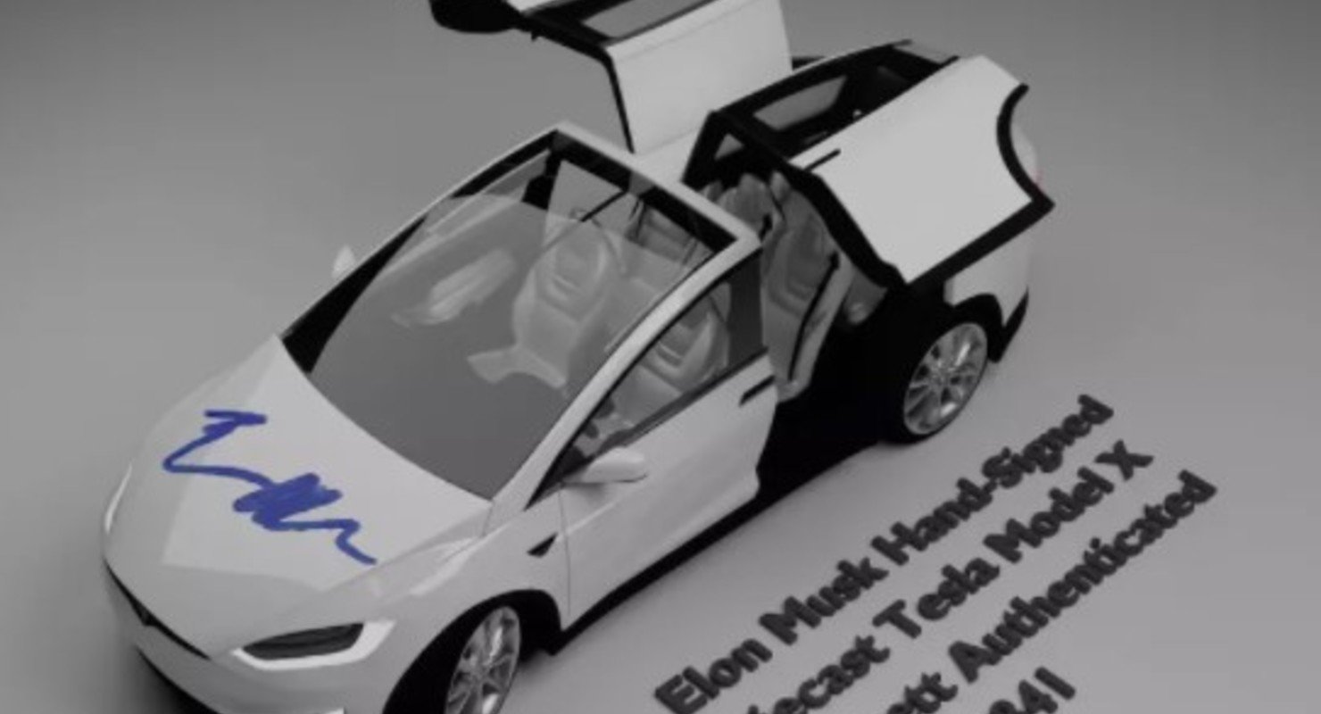 Игрушечную Tesla, подписанную Илоном Маском, продадут на аукционе