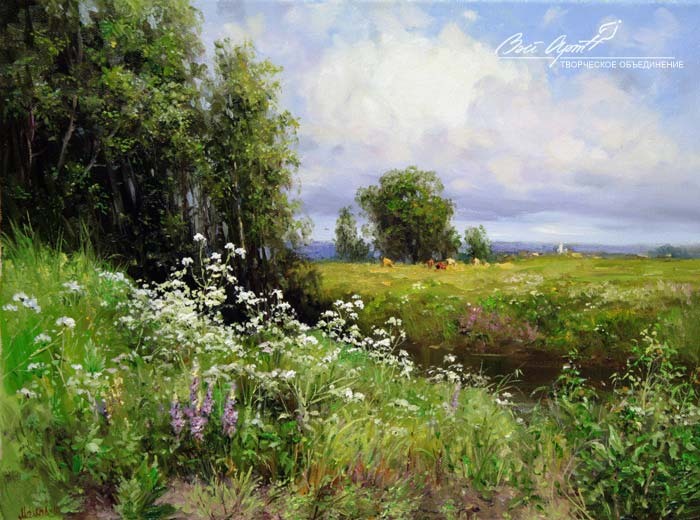 Родина моя. Художник Малов Сергей Анатольевич живопись