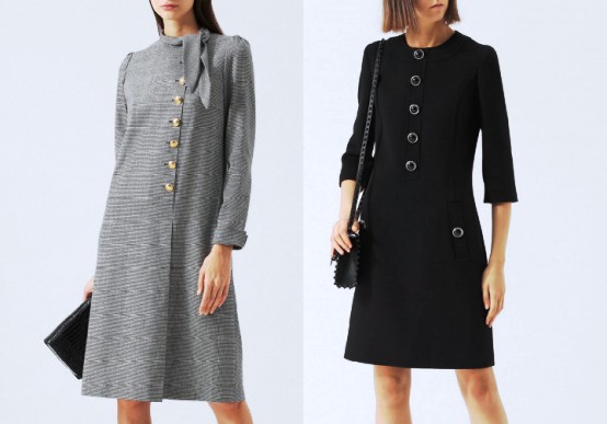 Модное шерстяное платье - незаменимая вещь в гардеробе модницы в холодное время года!