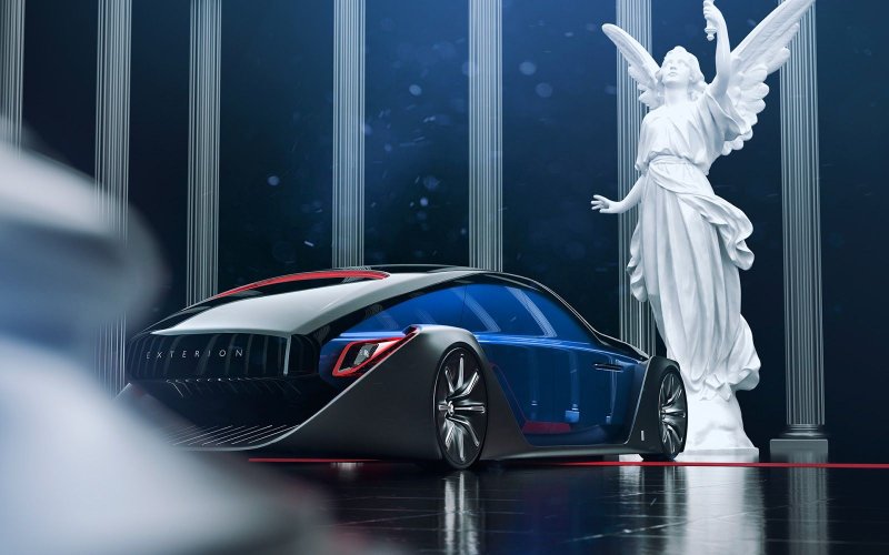 Rolls-Royce Exterion - концепт автомобиля будущего rolls-royce, авто, автодизайн, будущее, дизайн, дизайнер, концепт, концепт-кар
