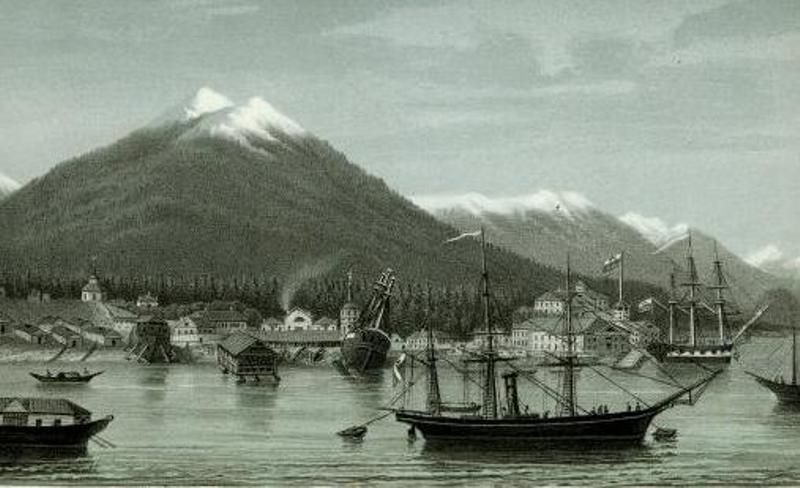 Новоархангельск (скорее всего начало 1830-х гг.). Здесь и далее иллюстрации см. masterok