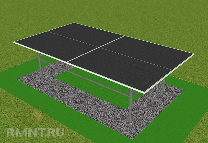 Теннисный стол своими руками для улицы чертеж