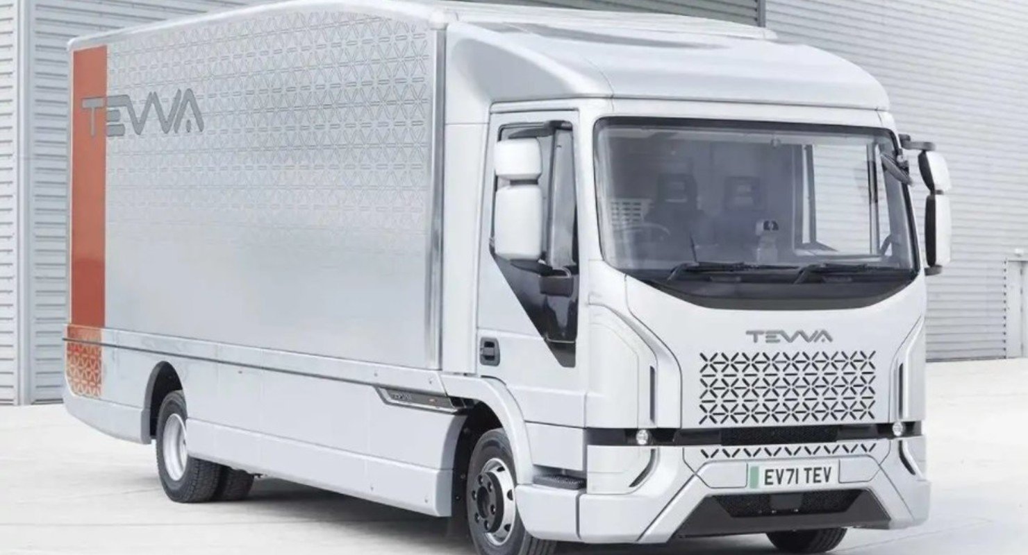Британская компания Tevva разработала оригинальный электрический грузовик