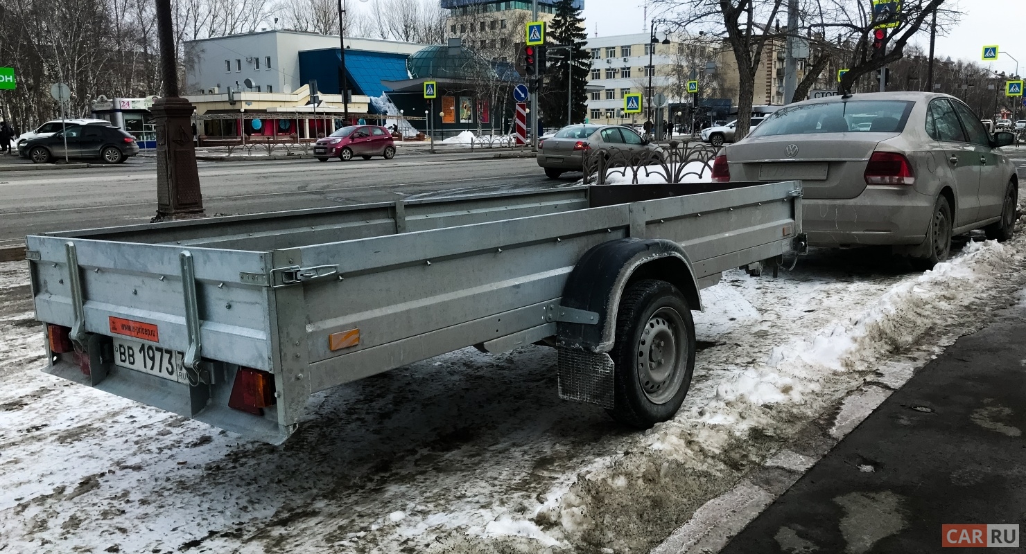 Как правильно загружать автомобильный прицеп?