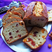 Кекс с мандаринами и клюквой (для Жанны)