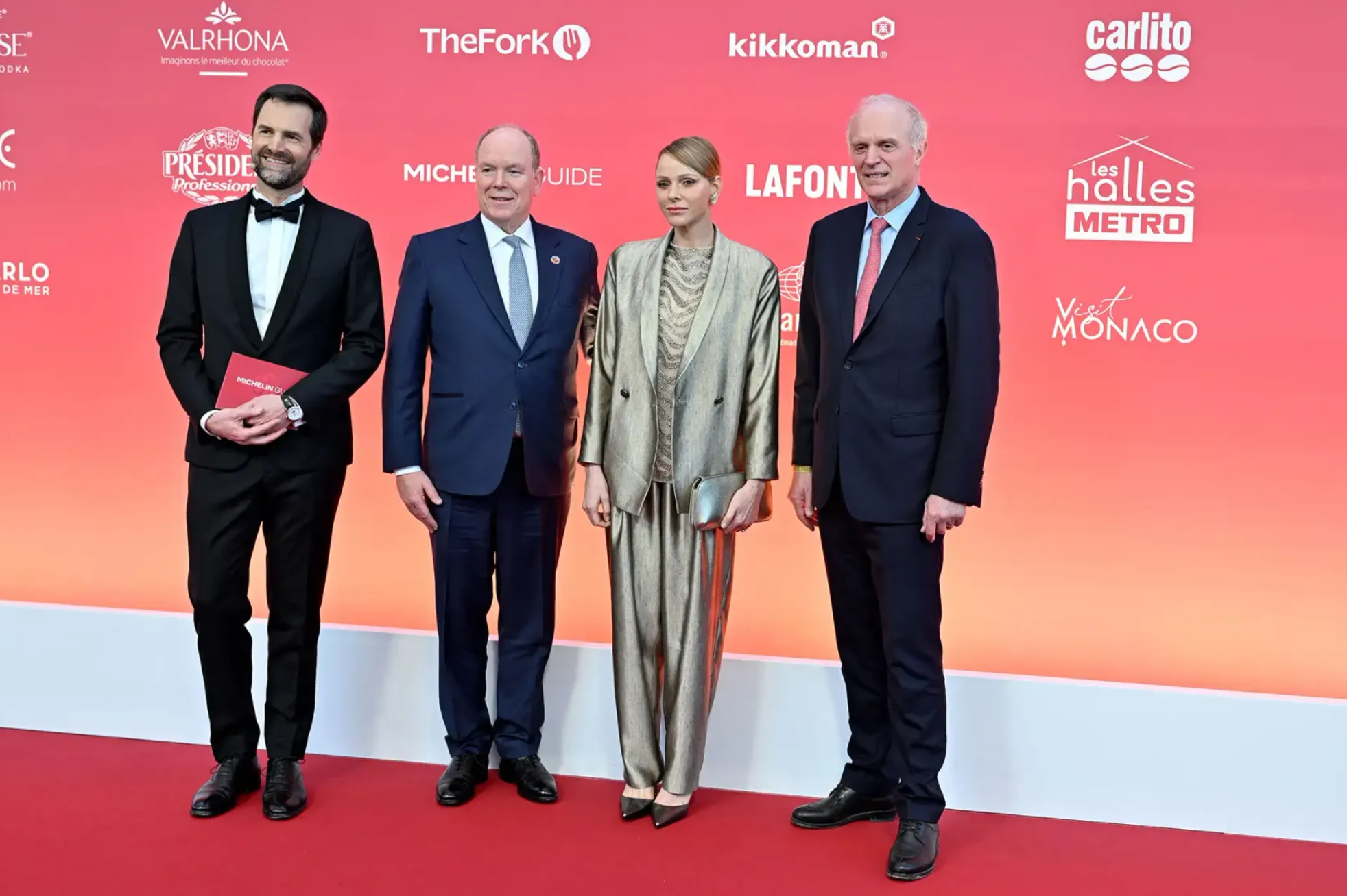 Звёздный вечер в Монако: княжеская чета на гастрономической церемонии Michelin