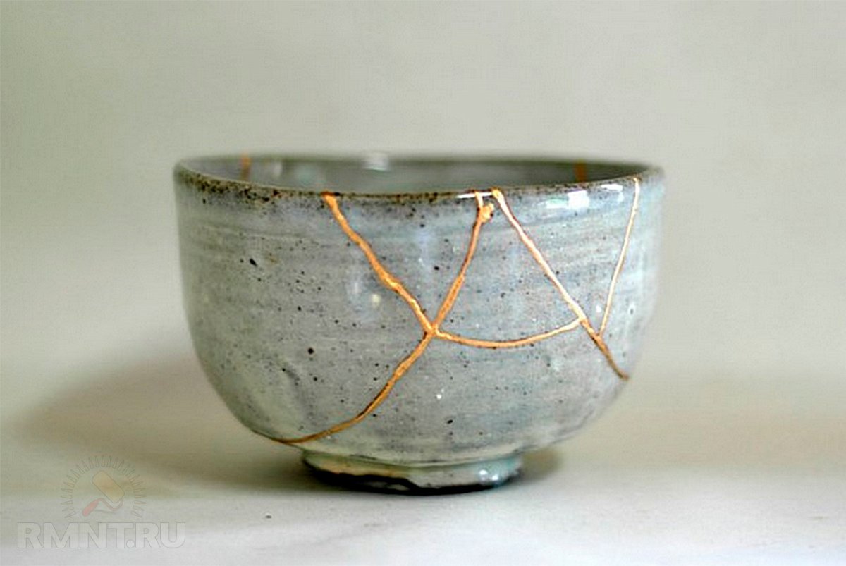 Кинцуги — японское искусство восстановления разбитой посуды